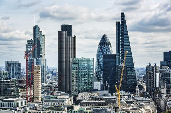 A landscape image of the City of London with it’s high-rise buildings and skyscrapers.