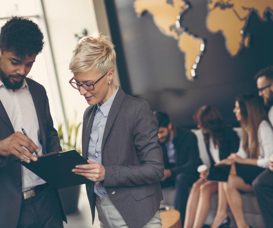 Business people working