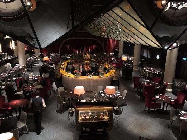 A shot of the interior of Quaglino's.